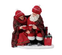 Department 56 Possible Dreams Sports and Leisure - Statuetta di Babbo Natale e la signora Claus Some Like it, 22,9 cm, multicolore