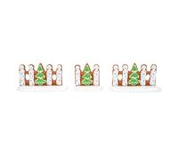 Department 56 Set di statuette, resina, multicolore, 3,8 cm