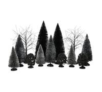 Department 56 Set di statuette, resina, nero, dimensioni variabili