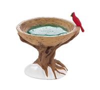 Department 56 Snow Village Woodland Bird Bath Accessory # 4033840