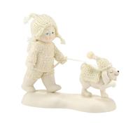 Department 56 Snowbabies - Statuetta in porcellana per cani d'inverno, 11,4 cm, colore: Bianco