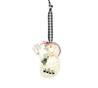 Department 56 Snowpinions Farmhouse - Decorazione da appendere con scritta "All I Want for Christmas is Ewe", 8 cm, multicolore