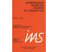 Department of General and Applied Ling Copenhagen Working Papers in (Tascabile)