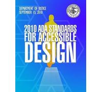 Department Of Justice 2010 ADA Standards for Accessible Design (Tascabile)