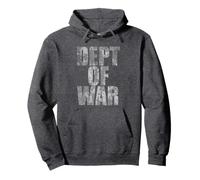 Department of War USA Grunge Camouflage Graphic Design Felpa con Cappuccio