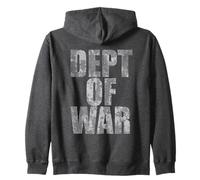 Department of War USA Grunge Camouflage Graphic Design Felpa con Cappuccio