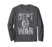 Department of War USA Grunge Camouflage Graphic Design Maglia a Manica