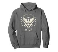 Department of War USA Grunge Graphic Design Felpa con Cappuccio