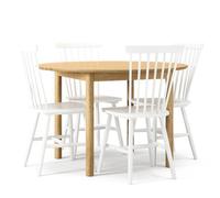 Department Wood Set Tavolo da Pranzo Rovere/Bianco