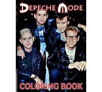 Depeche Mode Coloring Book: Coloring Books For Adults (Exclusive Illustrations)