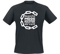 Depeche Mode Master And Servant Uomo T-Shirt Nero 100% Cotone Regular