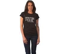 Depeche Mode People Are People Donna T-Shirt Nero S 100% Cotone Regular
