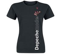 Depeche Mode Violator Side Rose Donna T-Shirt Nero 100% Cotone Regular