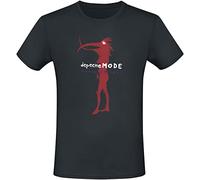 Depeche Mode Walking in My Shoes Uomo T-Shirt Nero 100% Cotone Regular