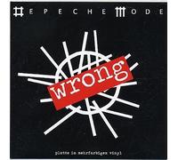 Depeche Mode - Wrong - GERMAN 7inch red vinyl with GERMAN language inprint on cover