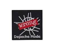 Depeche Mode Wrong Synth Rock Bzw Syn Toppa ricamata termoadesiva per souvenir
