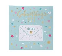Depesche 0011694-051 - Biglietto di auguri pop-up per compleanno, con musica, elementi luminosi e scritta originale, con busta, formato 15,5 x 15,5 cm