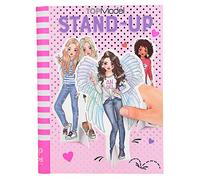 Depesche 10559 TOPModel - Libro da colorare Stand Up con Figure in Cartone, da dipingere e da appoggiare, ca. 21,5 x 16,5 x 1,7 cm