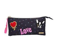 Depesche 10681 - Astuccio portapenne, Motivo Cane di TopModel, ca. 11 x 22 x 5 cm, Colore: Blu Scuro