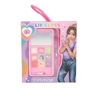 Depesche 10842 TOPModel-Set Beauty and Me Smartphone, con 9 lucidalabbra e pennello, al profumo di fragola, Pink