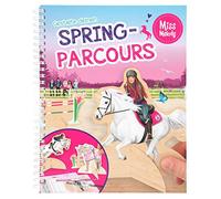 Depesche- Libro da colorare con Pagine per bricolage, Miss Melody Personalizza i Tuoi Spring Parcours, Circa 24,5 x 20 x 1,5 cm, Colore Mehrfarbig, 10901