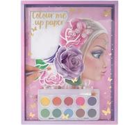 Depesche 11487 Topmodel Colour Me Up Paper, Carta per Acquerello con 10 Motivi d
