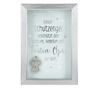 Depesche 11625-004 - Cornice Portafoto Vuota Piccola con Scritta in Lingua Inglese, 8,4 x 5,8 x 1,9 cm