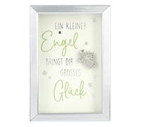 Depesche 11625-005 - Cornice portafoto con scritta in lingua inglese ca piccola attenzione, 8,4 x 5,8 x 1,9 cm