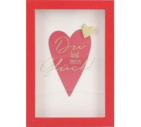 Depesche 11625-011 - Cornice portafoto con scritta in lingua inglese ca piccola attenzione, 8,4 x 5,8 x 1,9 cm, colore: Rosa