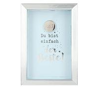 Depesche 11625-014 - Cornice portafoto con scritta in lingua inglese ca piccola attenzione, 8,4 x 5,8 x 1,9 cm