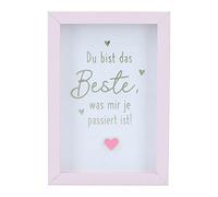 Depesche 11625-044 portafoto con complimento, Cornice Decorativa con Scritta graziosa, Circa 8,4 x 5,8 x 1,9 cm, Ideale Come Regalo o Piccolo Pensiero 11625