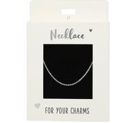 Depesche 11783-001 Collana a Maglie, Argentata, Lunghezza variabile (42 cm + 5 cm), Ideale Come Piccolo Regalo, Multicolore, Normal