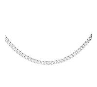 Depesche 11783-003 Collana a Maglie Larghe, Argentata, Lunghezza variabile (42 cm + 5 cm), Ideale Come Piccolo Regalo, Multicolore, Normal