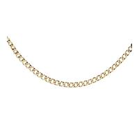 Depesche 11783-006 Collana a Maglie Larghe, placcata Oro, Lunghezza variabile (42 cm + 5 cm), Ideale Come Piccolo Regalo, Multicolore, Normal