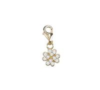 Depesche 11785-100 Charms Express yourself - ciondolo per collane e bracciali, “Good Luck”, placcato argento, come piccolo regalo