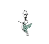 Depesche 11785-108 Charms Express yourself - ciondolo per collane e bracciali, colibrì argentato, placcato argento, come piccolo regalo