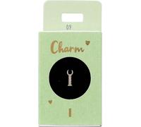 Depesche 11834-009 Charm Lettera I, Ciondolo Placcato Oro per collane, bracciali e Orecchini, Ideale Come Piccolo Regalo