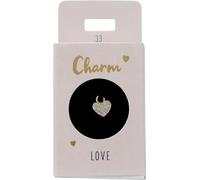 Depesche 11834-033 Charm Heart Gold, Ciondolo Placcato Oro per collane, bracciali e Orecchini, Ideale Come Piccolo Regalo