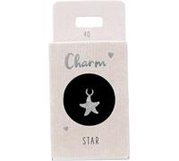 Depesche 11834-040 Charm Star, Ciondolo Argentato per collane, bracciali e Orecchini, Ideale Come Piccolo Regalo