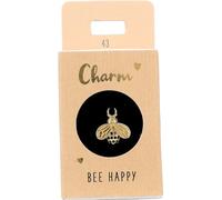 Depesche 11834-043 Charm Bee, Ciondolo Argentato per collane, bracciali e Orecchini, Ideale Come Piccolo Regalo