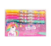 Depesche 12094 Ylvi Glossy Fibre Tip Pens Set of 8 Metallic Felt Tip Pens for Pa