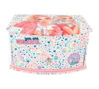 Depesche 12436 TOPModel Cutie Star Small Pink Jewellery Box with Mirror and Hing