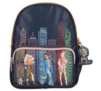 Depesche 12563 TOPModel City Girls-Zaino in Blu Scuro con Motivo di modelle, Borsa con Spallacci Regolabili