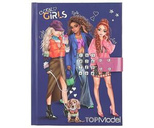 Depesche 12711 TOPModel City Girls - Diario con Numeri e Suono, Libro con 80 Pagine a Righe e Colorate