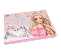 Depesche 12881 TOPModel Kitty And Doggy - Set di Lettering a Mano con Disegno di Cani e Gatti, con Carta da Lettera, Buste, Adesivi, Timbro UVM.