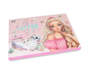 Depesche 12881 TOPModel Kitty And Doggy - Set di Lettering a Mano con Disegno di Cani e Gatti, con Carta da Lettera, Buste, Adesivi, Timbro UVM.