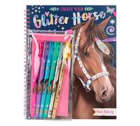 Depesche 12931 Miss Melody Creëer je Glitter Paarden - kleurboek met 30 pagina's