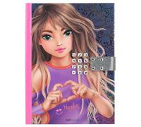 Depesche TOPModel Night 12971 - Diario con numeri e suono, 80 pagine a righe e colorate