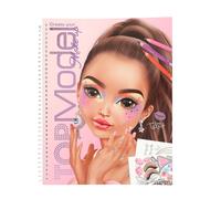 Depesche 13144 Create Your Top Model Coloring Book, 20 Pages for Creating Beauty