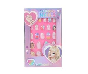 Depesche 13145 TOPModel - Beauty and Me Aurora unghie artificiali, autoadesive, in bellissimi disegni, 24 unghie artificiali in diverse misure